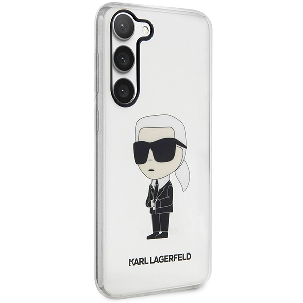 Karl Lagerfeld KLHCS23SHNIKTCT S23 S911 – permatomas kietas dėklas, Ikonik Karl Lagerfeld - Image 4