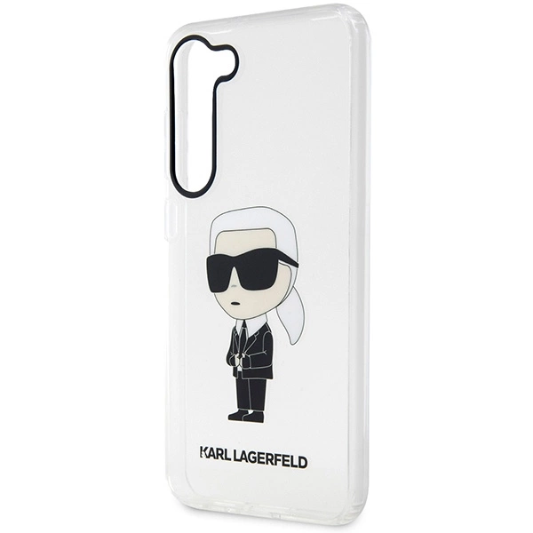 Karl Lagerfeld KLHCS23SHNIKTCT S23 S911 – permatomas kietas dėklas, Ikonik Karl Lagerfeld - Image 6