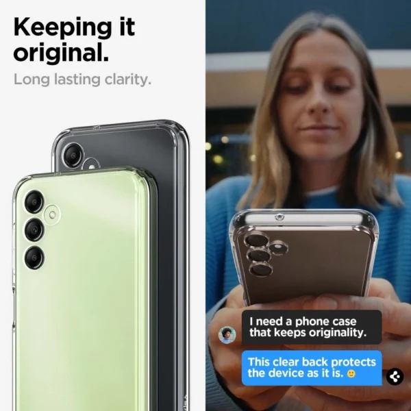 Spigen Ultra Hybrid dėklas Samsung Galaxy A14 5G – permatomas - Image 9