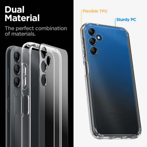 Spigen Ultra Hybrid dėklas Samsung Galaxy A14 5G – permatomas - Image 11