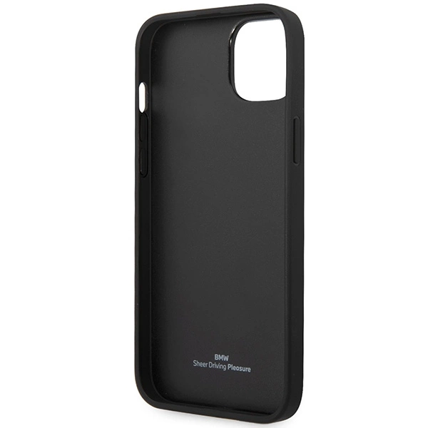 BMW BMHCP14S22RPSR dėklas iPhone 14 6.1" – burgundiškas/burgundiškas, Leather Seats Pattern - Image 7