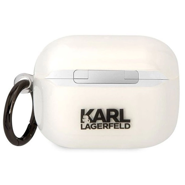 Karl Lagerfeld KLAPHNCHTCT dėklas AirPods Pro – permatomas, Ikonik Choupette - Image 2