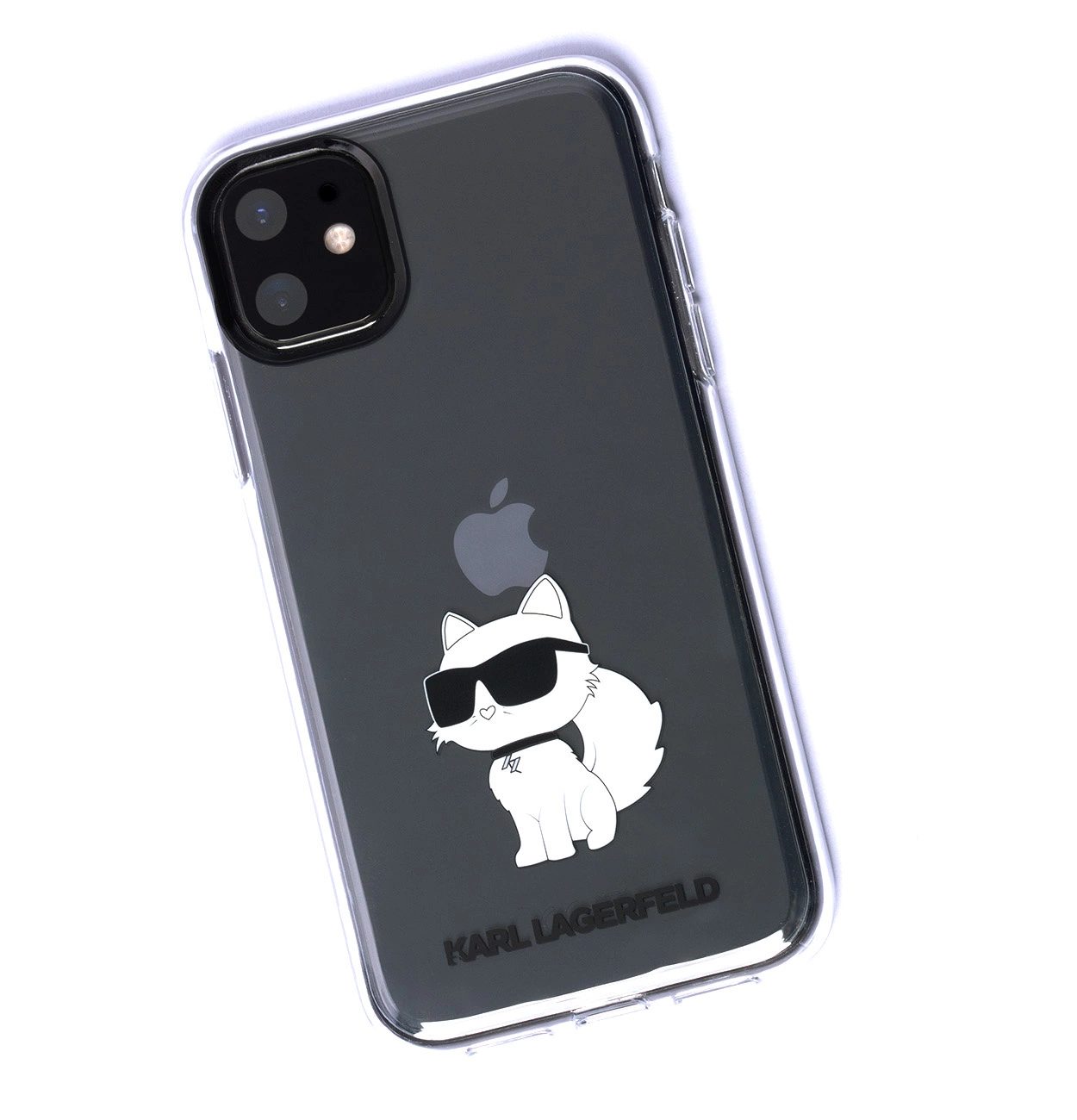 Karl Lagerfeld dėklas iPhone 11 / XR – Ikonik Choupette serija, permatomas - Image 3
