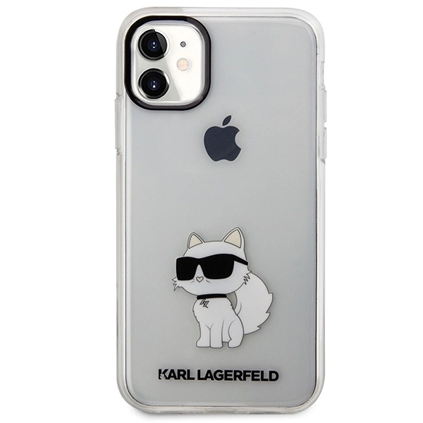 Karl Lagerfeld dėklas iPhone 11 / XR – Ikonik Choupette serija, permatomas - Image 10