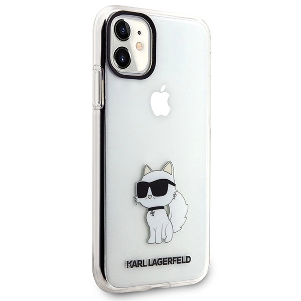 Karl Lagerfeld dėklas iPhone 11 / XR – Ikonik Choupette serija, permatomas - Image 11