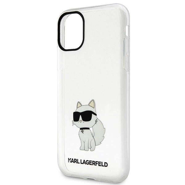 Karl Lagerfeld dėklas iPhone 11 / XR – Ikonik Choupette serija, permatomas - Image 13