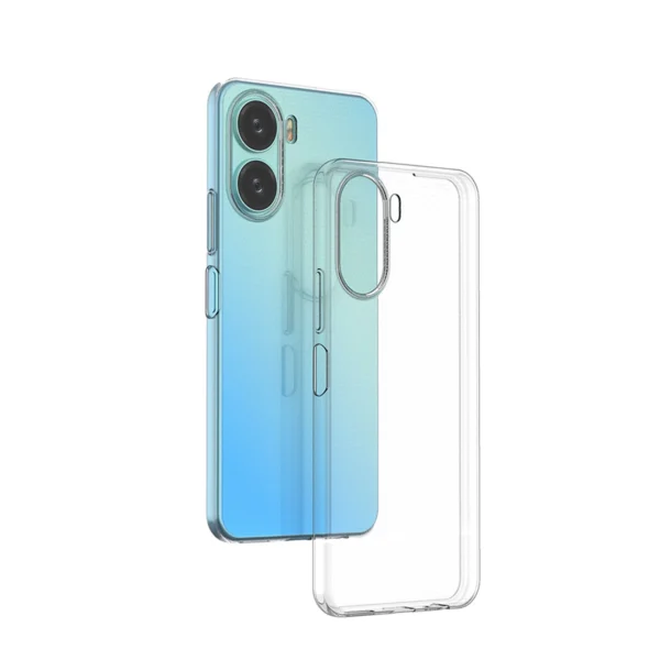 Ultra Clear 0.5mm dėklas Vivo Y16 / Vivo Y02s – plonas, permatomas - Image 5