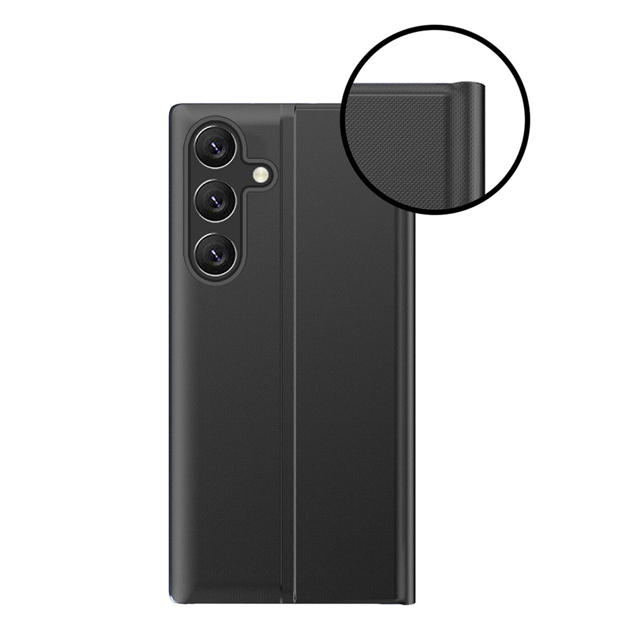 New Sleep dėklas Xiaomi Redmi Note 12 5G / Poco X5 5G – cover su flip stovu, juodas - Image 7