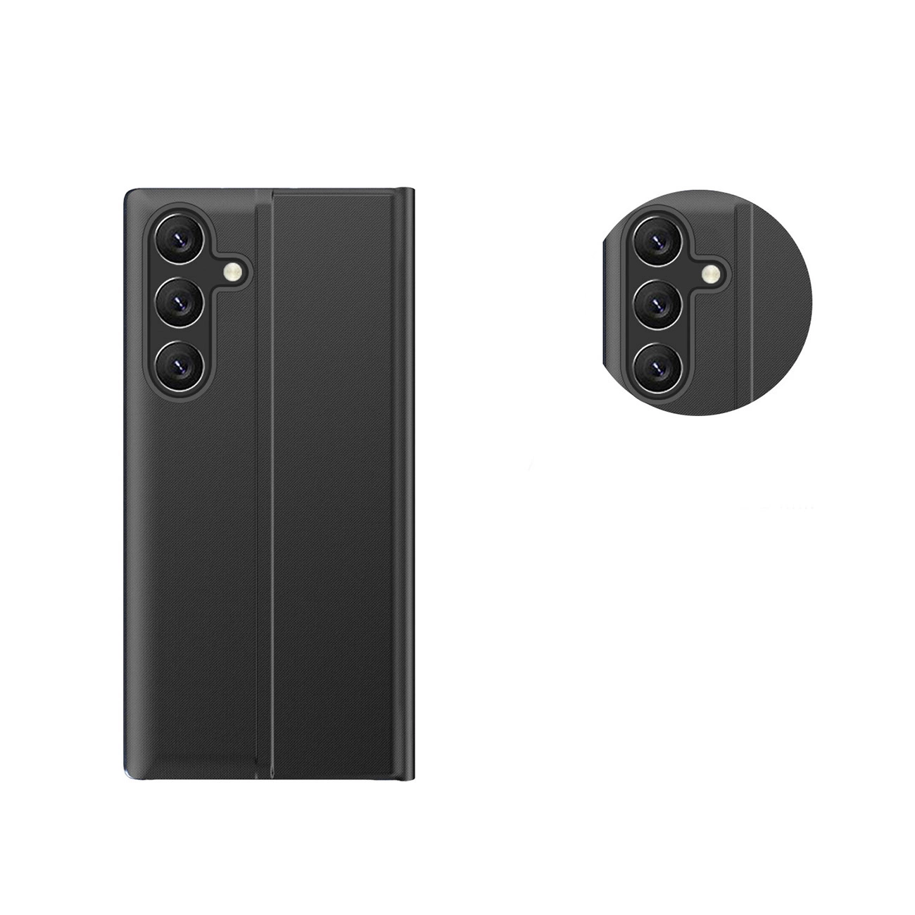 New Sleep dėklas Xiaomi Redmi Note 12 5G / Poco X5 5G – cover su flip stovu, juodas - Image 6