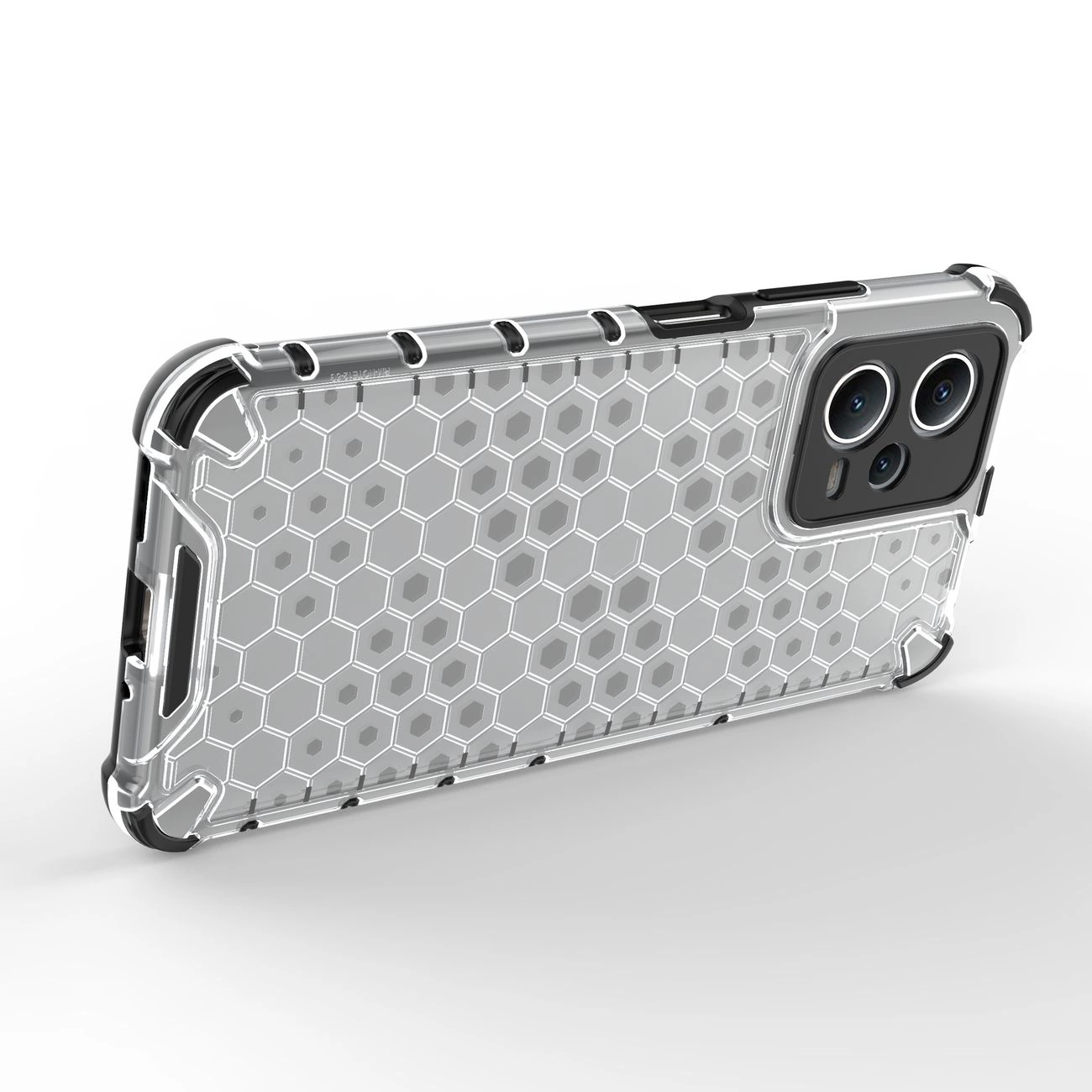 Honeycomb dėklas Xiaomi Redmi Note 12 5G / Poco X5 5G – armuotas hibridinis, juodas - Image 14