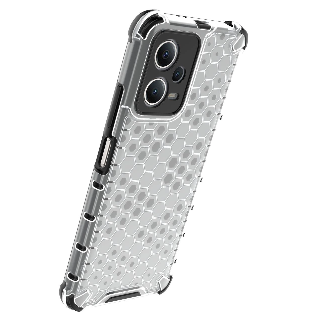 Honeycomb dėklas Xiaomi Redmi Note 12 5G / Poco X5 5G – armuotas hibridinis, juodas - Image 16