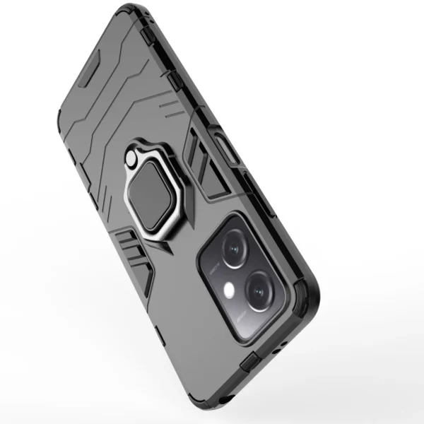Ring Armor dėklas Xiaomi Redmi Note 12 5G / Poco X5 5G – Armor dėklas su magnetiniu žiedu, juodas - Image 11