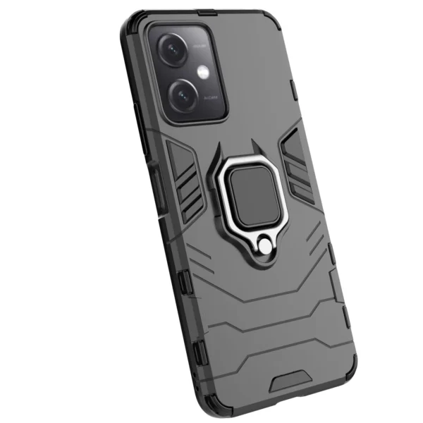 Ring Armor dėklas Xiaomi Redmi Note 12 5G / Poco X5 5G – Armor dėklas su magnetiniu žiedu, juodas - Image 16