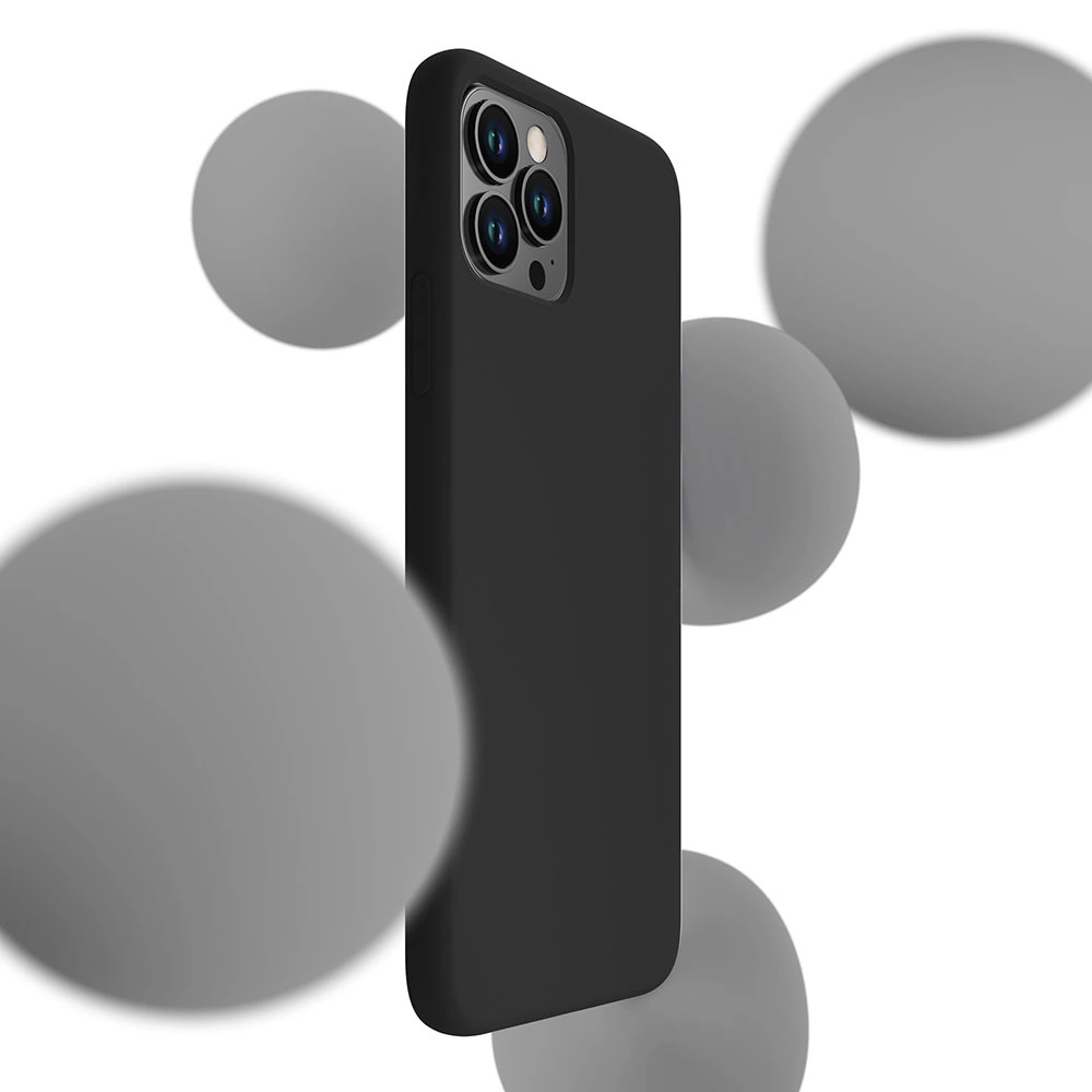 3mk Silicone dėklas iPhone 11 Pro Max – juodas - Image 2