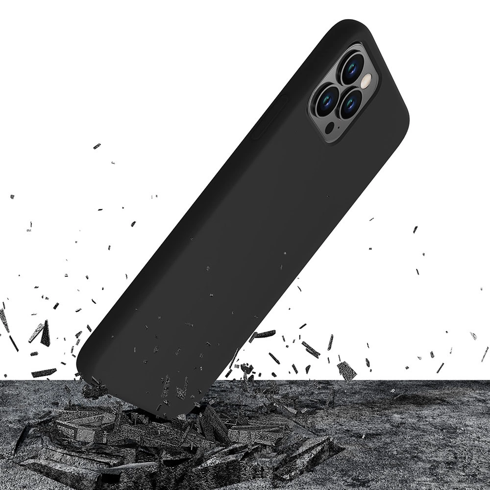 3mk Silicone dėklas iPhone 11 Pro Max – juodas - Image 3