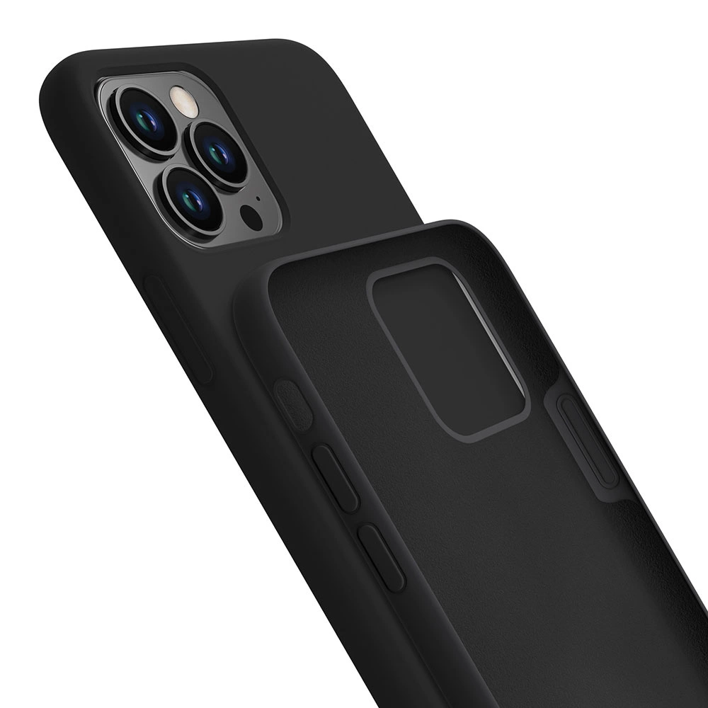 3mk Silicone dėklas iPhone 11 Pro Max – juodas - Image 4