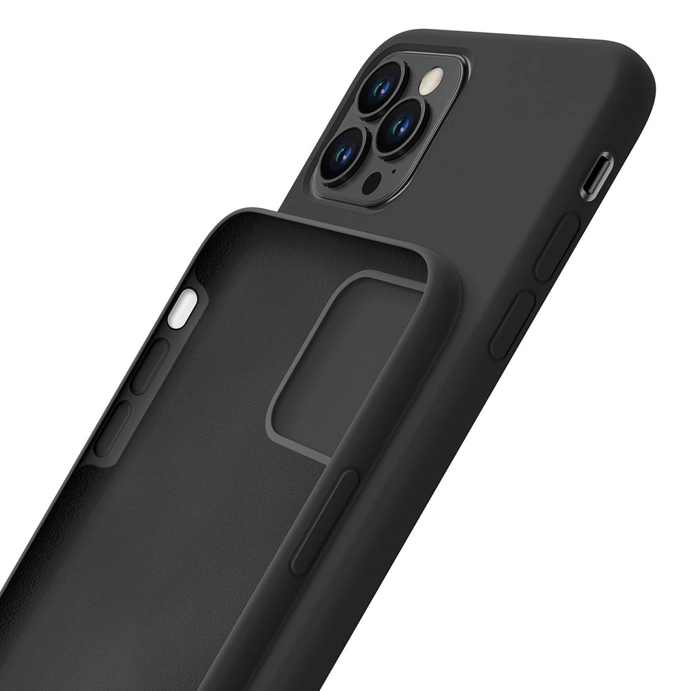 3mk Silicone dėklas iPhone 11 Pro Max – juodas - Image 5