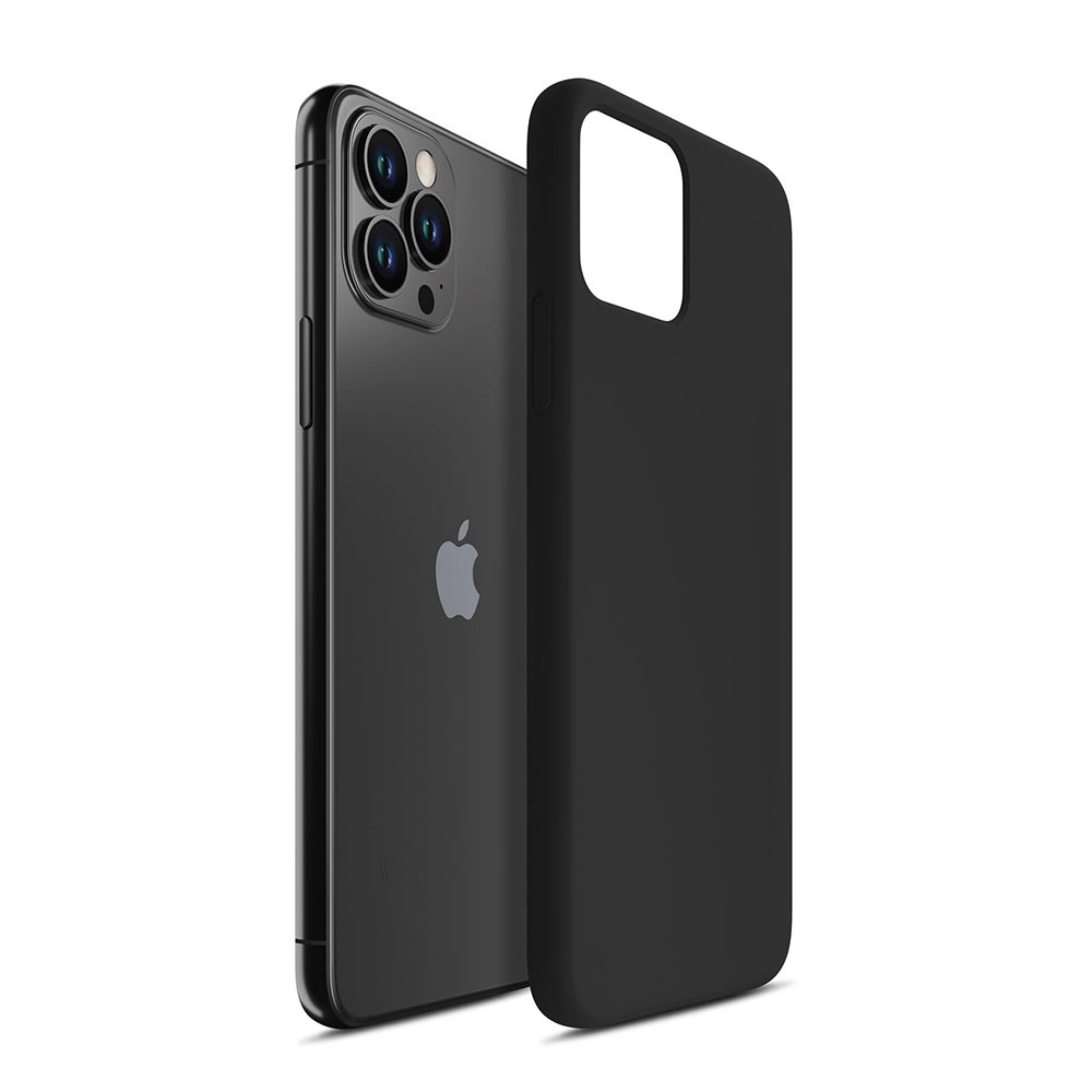 3mk Silicone dėklas iPhone 11 Pro Max – juodas - Image 7