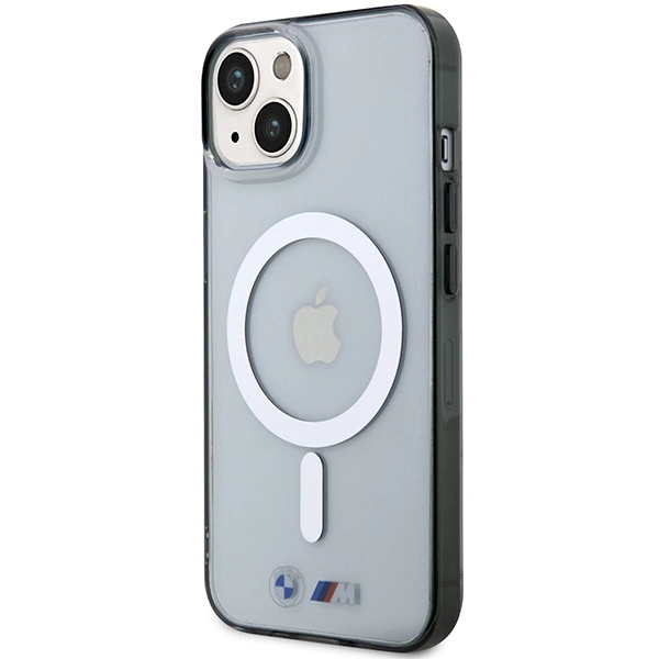 BMW Silver Ring MagSafe dėklas iPhone 14 Plus – skaidrus - Image 2