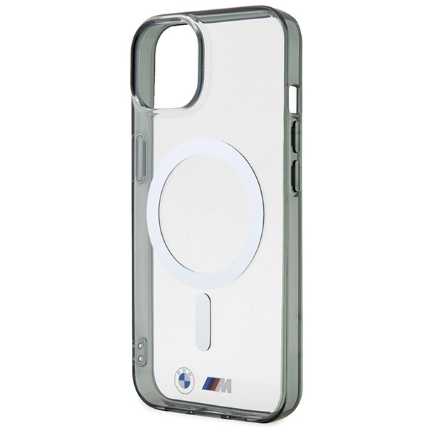 BMW Silver Ring MagSafe dėklas iPhone 14 Plus – skaidrus - Image 6