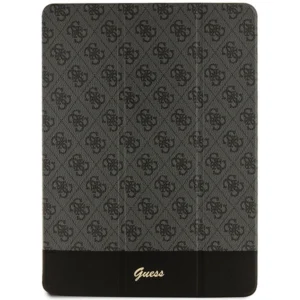 Etui Guess 4G Stripe Allover na iPad Pro 12.9" - czarne