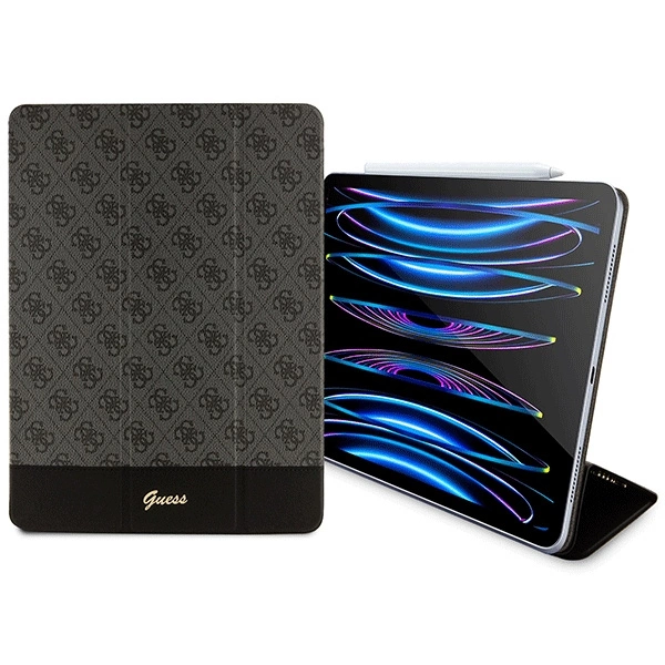 Etui Guess 4G Stripe Allover iPad Pro 12,9" – juodas - Image 3