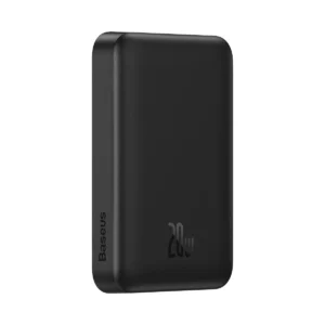 [RETURNED ITEM] Baseus Magnetic Mini Power Bank with MagSafe 15W / PD QC 20W 10000mAh Black (Overseas Edition) + Xiaobai Series Cable USB-C - USB-C 60W 3A 0.5m Black