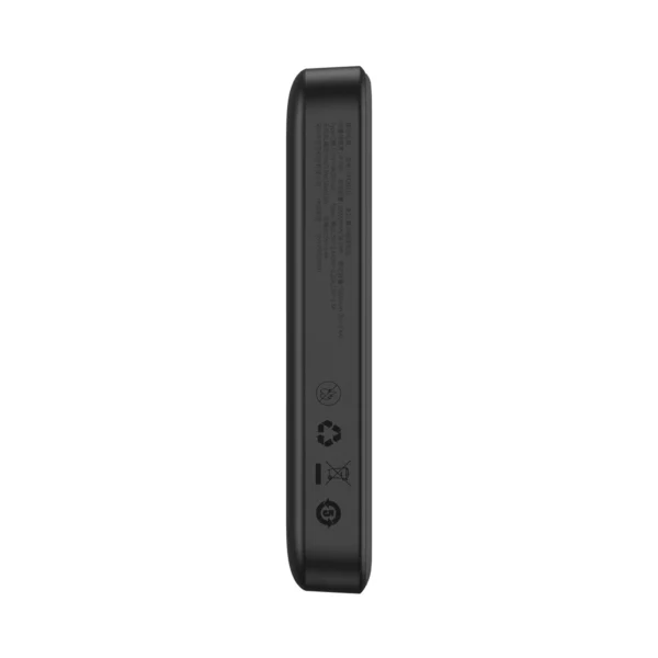 Baseus Magnetic Mini Power Bank su MagSafe 15W / PD QC 20W 10000mAh – juodas (tarptautinė versija) + Xiaobai serijos kabelis USB-C – USB-C 60W 3A 0,5 m – juodas - Image 6