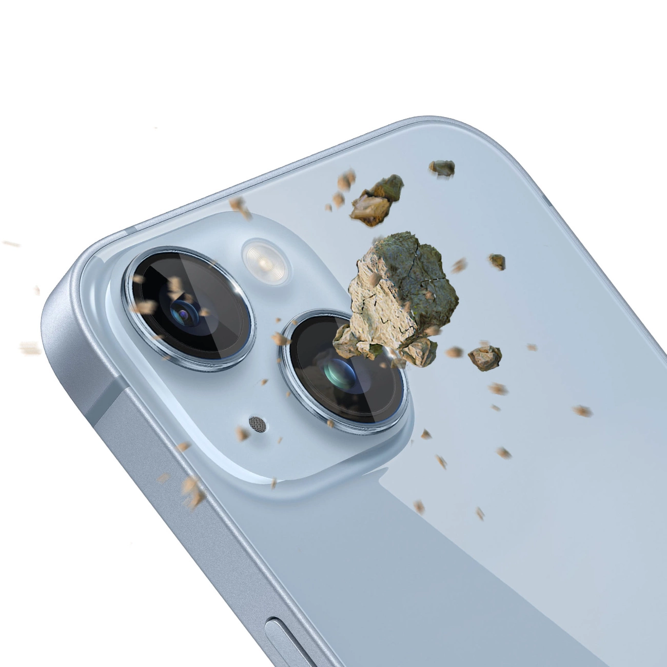 3mk Lens Protection Pro kamerų dangtelis iPhone 14 – mėlynas - Image 3