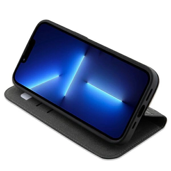 Karl Lagerfeld KLBKP14LSAKLHPK iPhone 14 Pro 6,1" – knygutės tipo dėklas juodas/juodas, Saffiano Monogram - Image 6