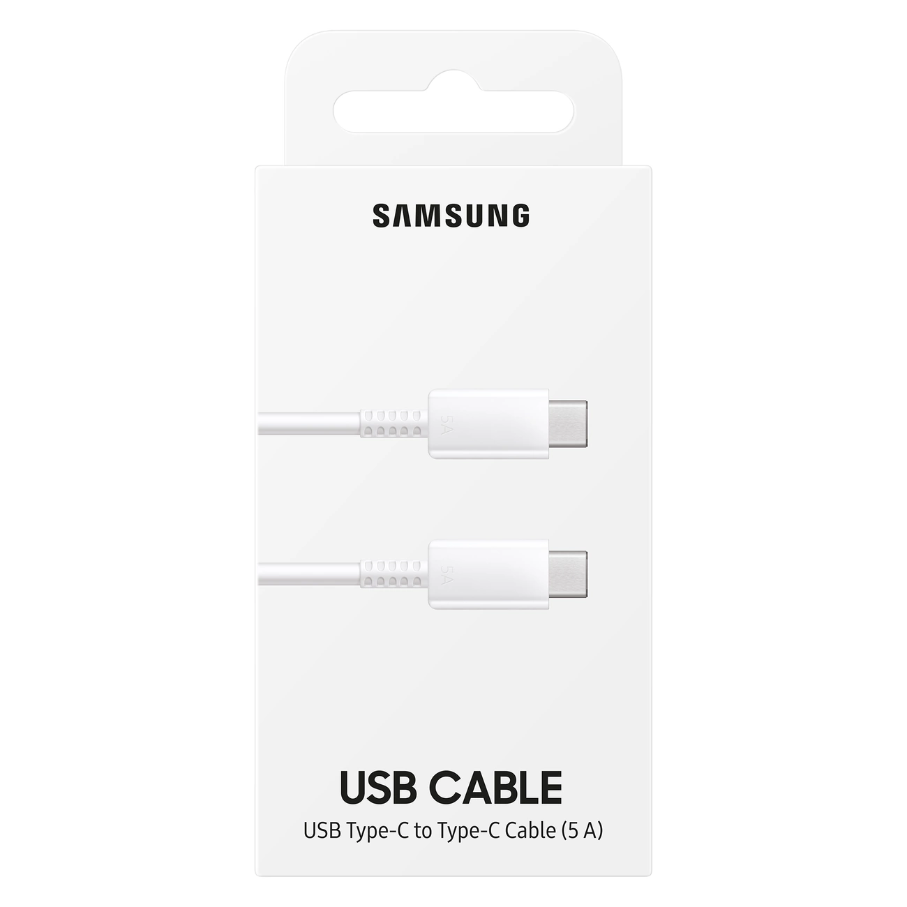 Samsung EP-DN975BWEGWW USB-C – USB-C 5A 480Mb/s kabelis 1 m – baltas - Image 4