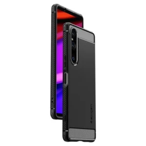 Spigen Rugged Armor Case for Sony Xperia 1 V - Matte Black