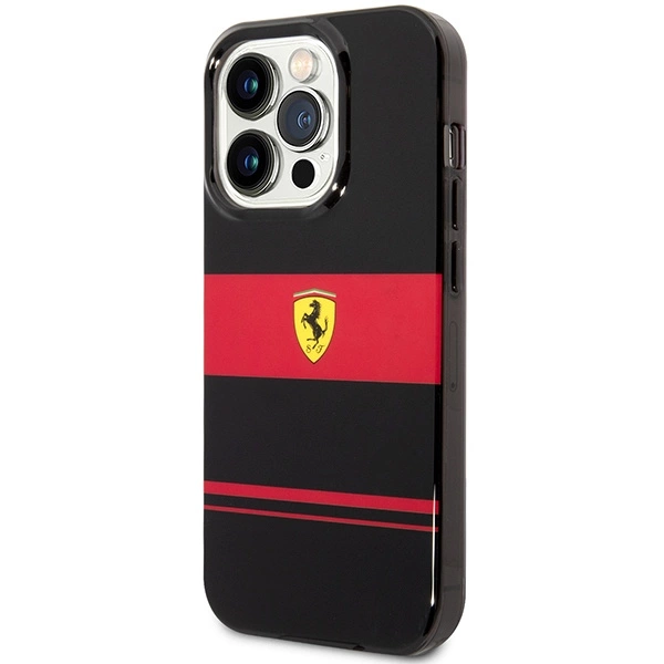 Ferrari FEHMP14XUCOK iPhone 14 Pro Max 6,7" – juodas/juodas kietas dėklas IMD Combi MagSafe - Image 2