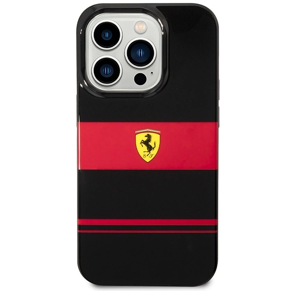 Ferrari FEHMP14XUCOK iPhone 14 Pro Max 6,7" – juodas/juodas kietas dėklas IMD Combi MagSafe - Image 3