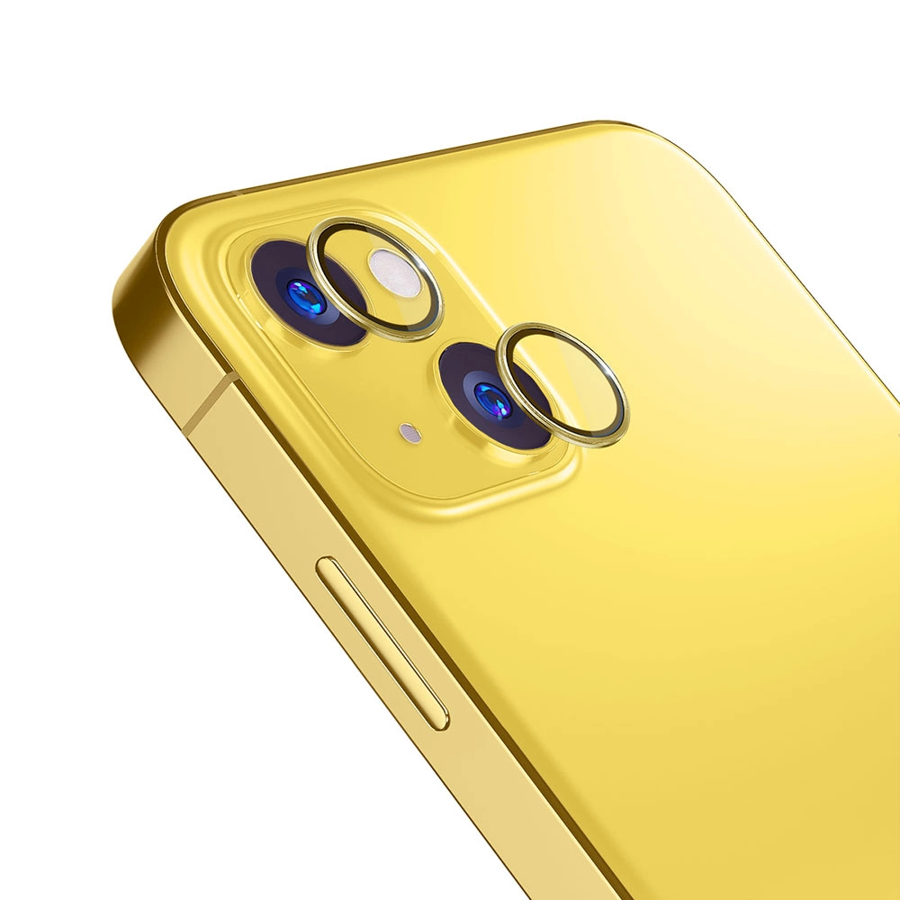 Apple iPhone 14 Plus – 3mk Lens Protection Pro Yellow - Image 2