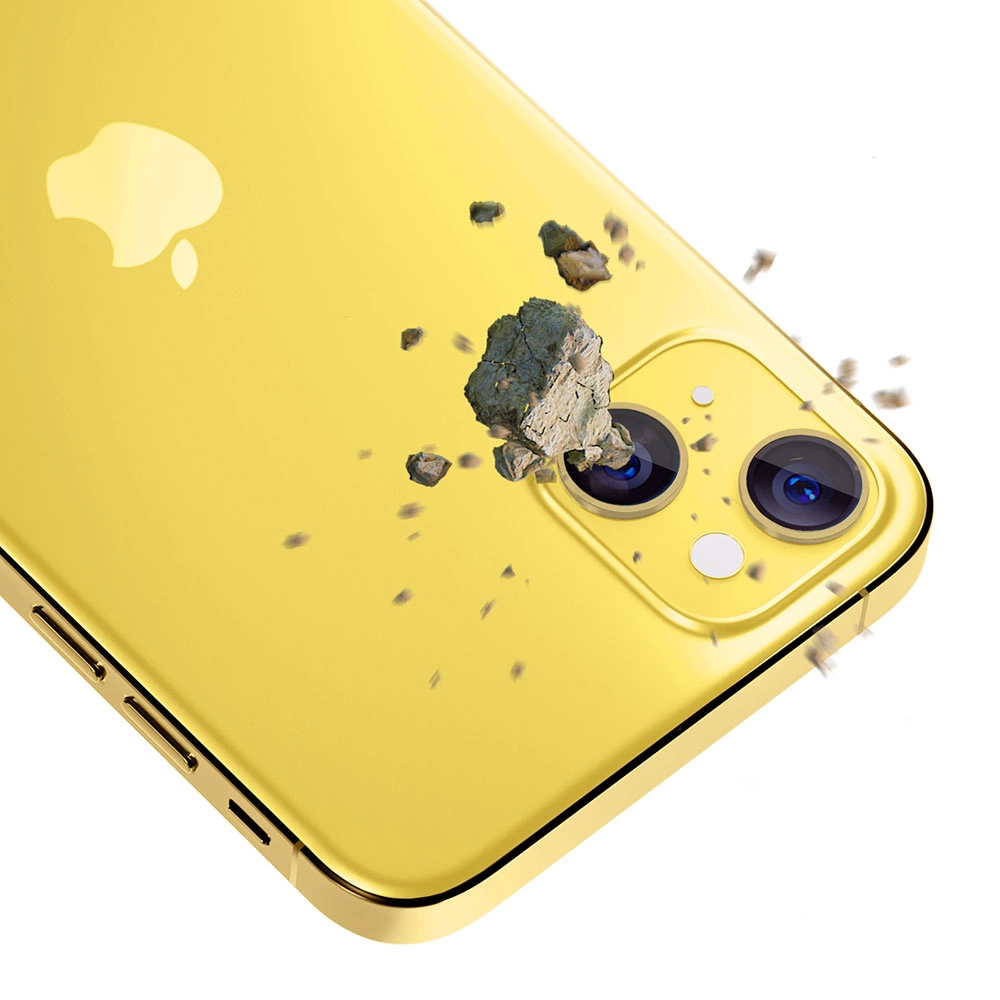 Apple iPhone 14 Plus – 3mk Lens Protection Pro Yellow - Image 3