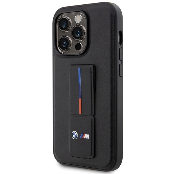 BMW dėklas BMHCP14X22GSLK iPhone 14 Pro Max 6,7" – juodas/juodas kietas dėklas Grip Hot Stamp - Image 2