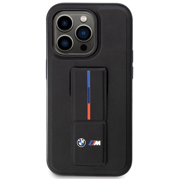 BMW dėklas BMHCP14X22GSLK iPhone 14 Pro Max 6,7" – juodas/juodas kietas dėklas Grip Hot Stamp - Image 3