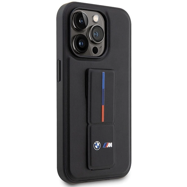 BMW dėklas BMHCP14X22GSLK iPhone 14 Pro Max 6,7" – juodas/juodas kietas dėklas Grip Hot Stamp - Image 4
