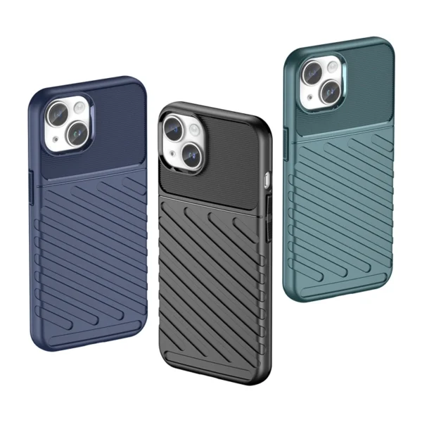 Armuotas iPhone 15 Plus Thunder dėklas – mėlynas - Image 7