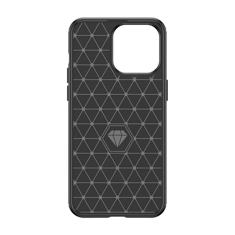 Lankstus anglies rašto dėklas iPhone 15 Pro Max Carbon Case – juodas - Image 6