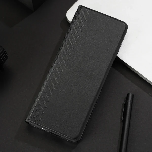 Odinis flip ir piniginės dėklas Samsung Galaxy Z Fold5 5G Dux Ducis Bril – juodas - Image 11