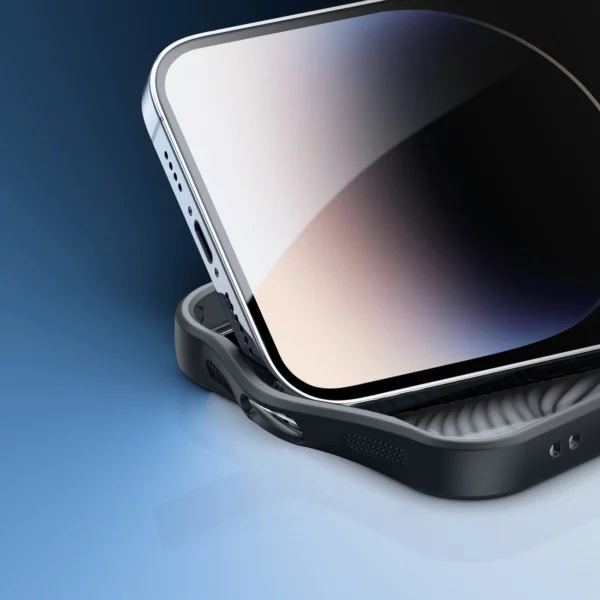 Armuotas dėklas iPhone 14 Pro suderinamas su MagSafe Dux Ducis Aimo Mag – juodas - Image 10