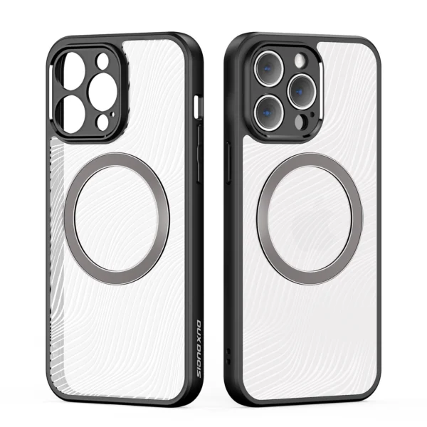 Armuotas dėklas iPhone 14 Pro suderinamas su MagSafe Dux Ducis Aimo Mag – juodas - Image 2