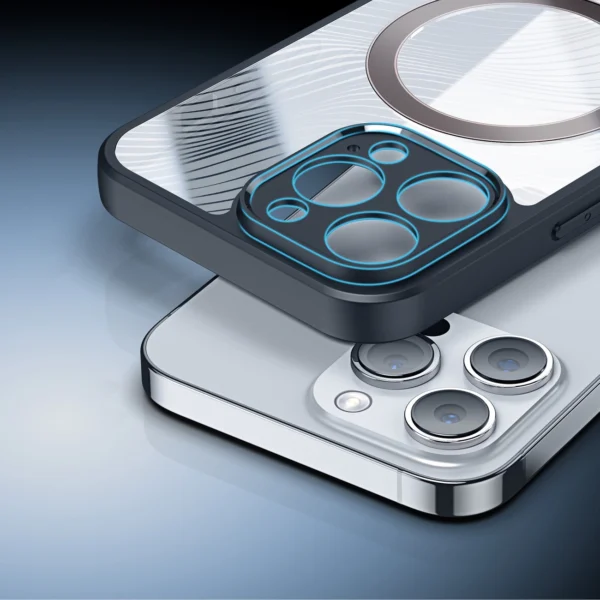 Armuotas dėklas iPhone 14 Pro suderinamas su MagSafe Dux Ducis Aimo Mag – juodas - Image 8
