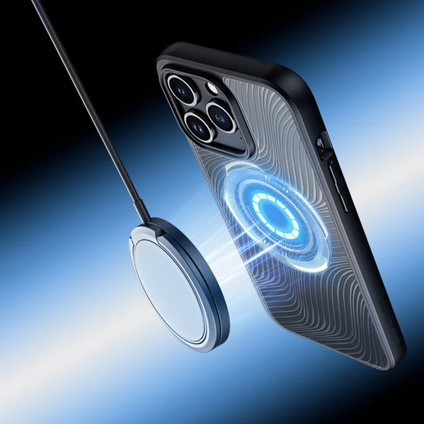 Armuotas dėklas iPhone 15 Pro Max su MagSafe Dux Ducis Aimo Mag – juodas - Image 10