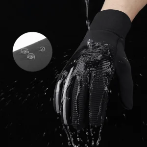 anti-slip sports phone gloves (size XL) - black