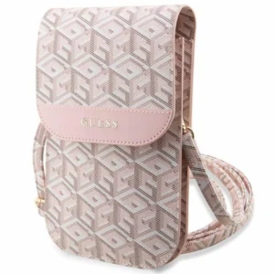 Guess Handbag GUWBHGCFSEP pink/pink GCube Stripe
