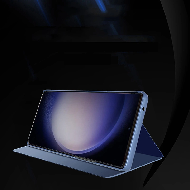 Kietas flip dėklas Samsung Galaxy S23 FE Clear View Case – juodas - Image 2