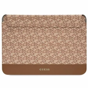 Guess GCube Stripes case for a 14" laptop - brown